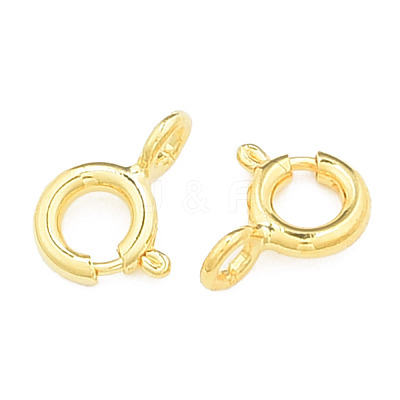 Brass Spring Ring Clasps KK-N259-10-1