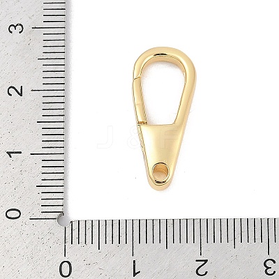 Brass Spring Gate Clasps KK-M311-24G-01-1