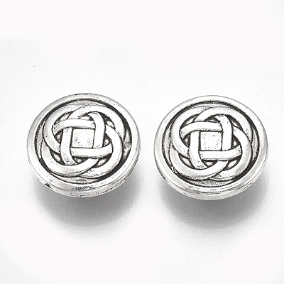Tibetan Style Alloy Shank Buttons LS-TIBE-31215-060AS-RS-1