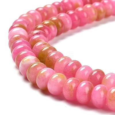 Dyed Natural White Jade Beads Strands G-G107-A02-01-1
