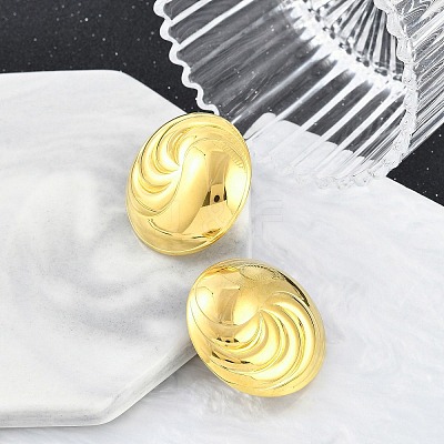 304 Stainless Steel Stud Earrings for Women STAS-Z111-09G-1