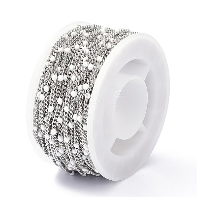 304 Stainless Steel Enamel Curb Chains CHS-P013-01P-11-1