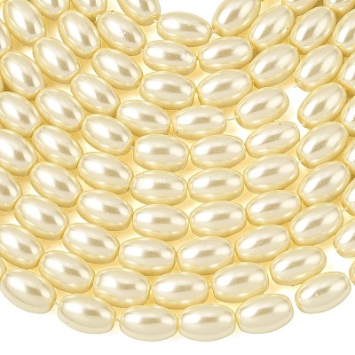 Eco-Friendly Glass Pearl Barrel Beads Strands HY-O001-A-03-1