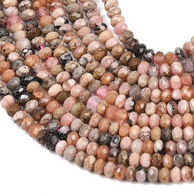 Natural Argentina Rhodonite Beads Strands G-B175-A17-2x3mm-1