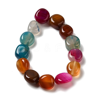 Natural Agate Beads Strands G-H295-D01-07-1