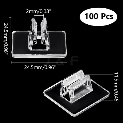 Transparent Plastic Card Holder ODIS-NB0001-37B-1