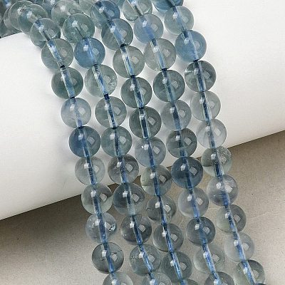 Natural Blue Fluorite Beads Strands GG-CBAF158-6mm-1