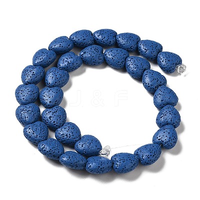 Natural Lava Rock Beads Strands G-N0114-M-1