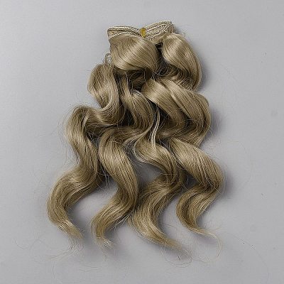 High Temperature Fiber Doll Hairs DIY-WH0622-451F-1