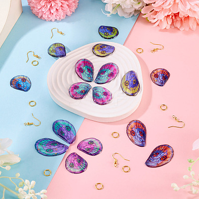 DIY Dangle Earrings Kits DIY-TA0013-55-1