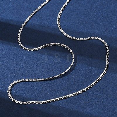 Brass Link Chain Necklaces for Women NJEW-D302-13P-1