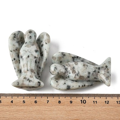Natural Sesame Jasper Carved Angle Figurines GG-CBA9C2C-A01-1