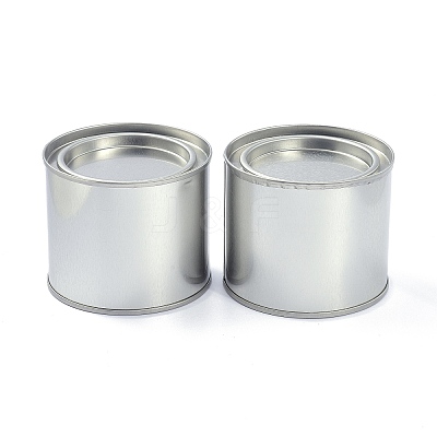 (Defective Closeout Sale: Scratch and Bump)Round Tinplate Box CON-XCP0001-53-1