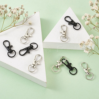Alloy Swivel Lobster Claw Clasps PALLOY-CD0001-04-1