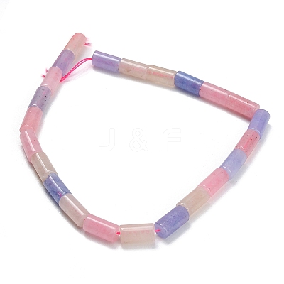 Dyed Natural Malaysia Jade Beads Strands G-C285-B01-01A-1