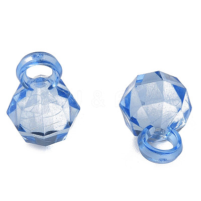 Transparent Acrylic Pendants MACR-S373-125-B10-1