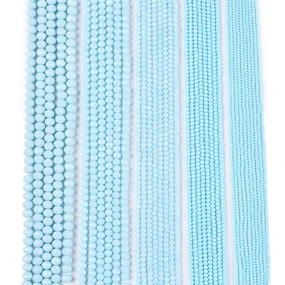 Opaque Solid Color Imitation Jade Glass Beads Strands EGLA-A044-P8mm-D06-1