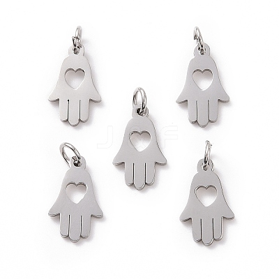 Non-Tarnish 304 Stainless Steel Pendants STAS-Q201-T453S-1