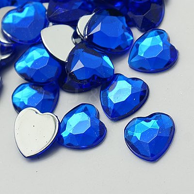 Imitation Taiwan Acrylic Rhinestone Cabochons GACR-A025-12x12mm-07-1