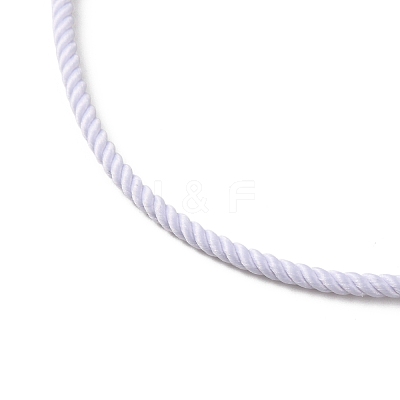 2MM Round Nylon Milan Cord Necklace Makings MAK-F038-C32-G-1