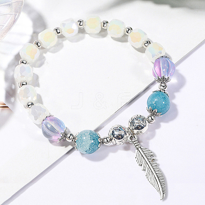 30Pcs 3 Colors Alloy Pendants FEAT-CJ0001-01-1