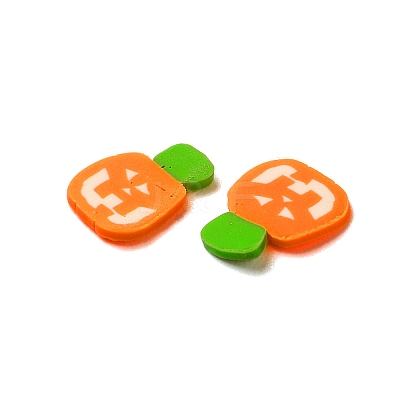 Halloween Handmade Polymer Clay Cabochons CLAY-F005-01-1