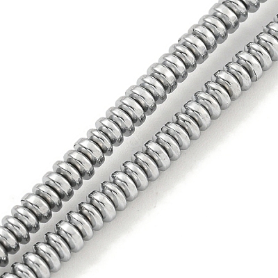 Electroplated Synthetic Non-Magnetic Hematite Beads Strands G-I360-C03-05-1
