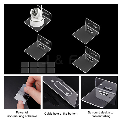 Transparent Acrylic Wall Mounted Display Stands LS-ODIS-WH0025-84-1