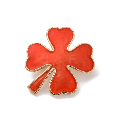 Clover Enamel Pins JEWB-D305-04B-G-1
