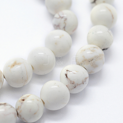 Natural Magnesite Beads Strands X-G-I199-27-4mm-1