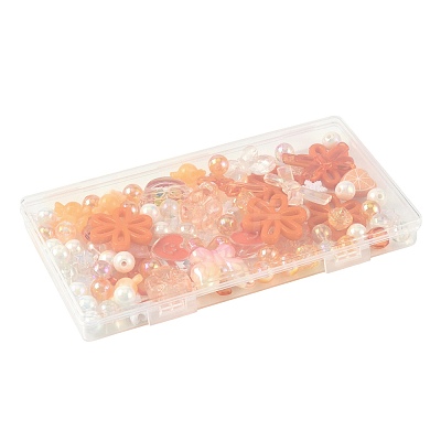 100Pcs 20 Styles Transparent & Opaque Acrylic Beads MACR-FS0002-38-1