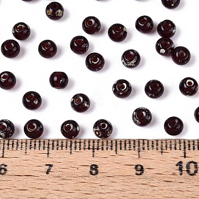 Picasso Baking Paint Glass Seed Beads SEED-N007-35L-1