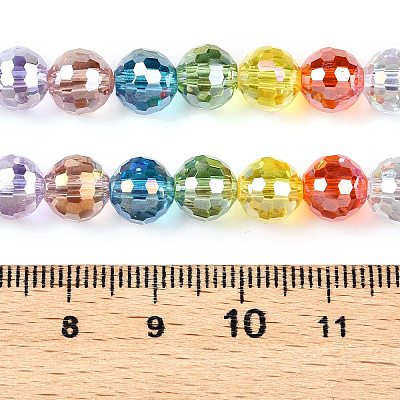 Electroplate Glass Bead Strands GLAA-Z006-01H-1