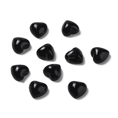 Natural Black Onyx Cabochons G-K337-09A-1
