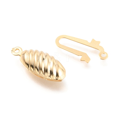 304 Stainless Steel Box Clasps STAS-H151-16G-1