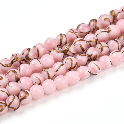 Baking Paint Glass Beads X1-DGLA-N010-4mm-01-1