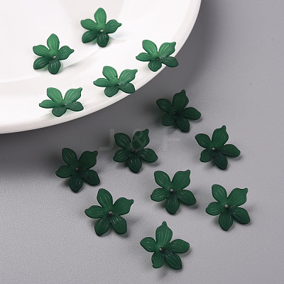 Frosted Acrylic Bead Caps MACR-S371-05A-735-1