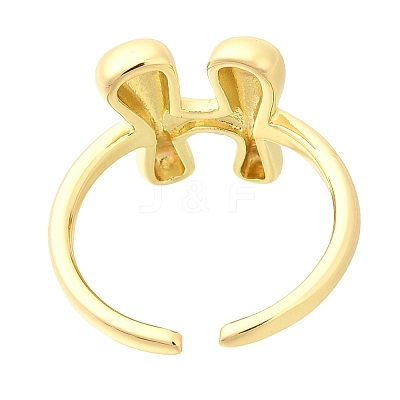 Rack Plating Brass Open Cuff Rings RJEW-S394-01G-H-1