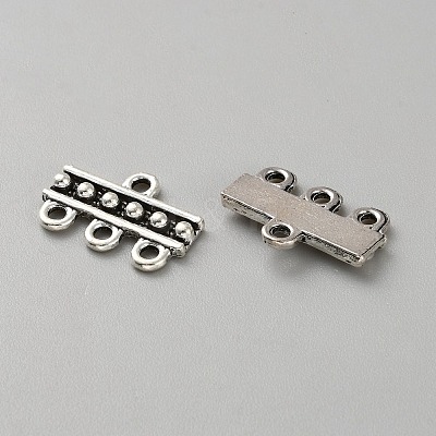 100Pcs Tibetan Style Alloy Chandelier Component Links FIND-WH0431-31D-1