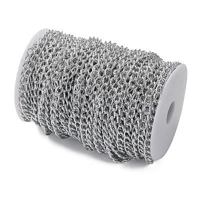 Oxidation Aluminum Textured Curb Chains CHA-H001-02S-1