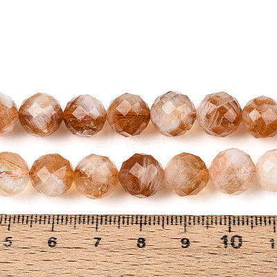 Natural Citrine(Heated) Beads Strands G-S345-10mm-18-01-1
