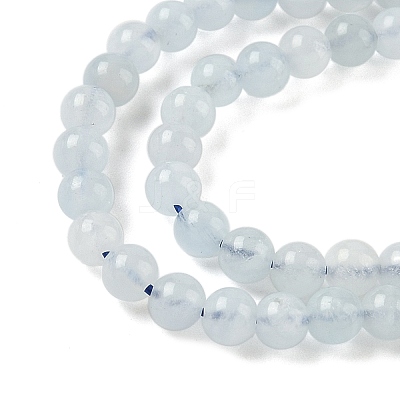 Natural Aquamarine Beads Strands G-D327-B01-4mm-1