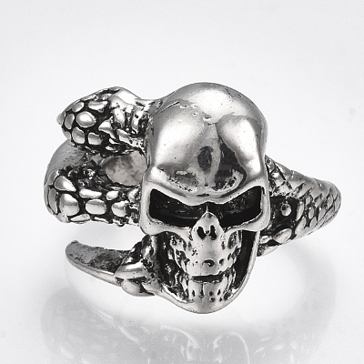 Alloy Cuff Finger Rings RJEW-T006-47-1
