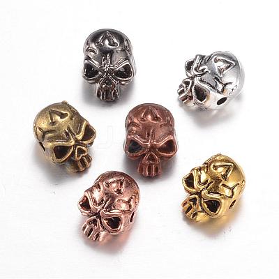 Tibetan Style Alloy Beads PALLOY-P105-01-1