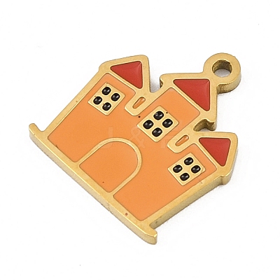 304 Stainless Steel Enamel Charms LS-FIND-I068-02G-01-1
