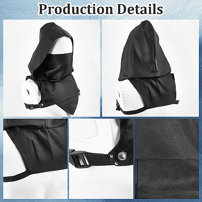 Burnoose for Medieval Role Play AJEW-WH20088-001A-1