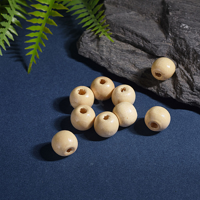Wood Beads X-TB12mmY-13-1