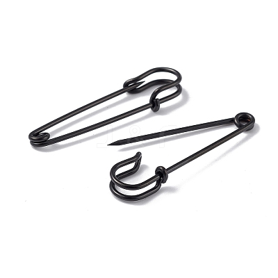 304 Stainless Steel Safety Pins Brooch Findings STAS-I673-05EB-1