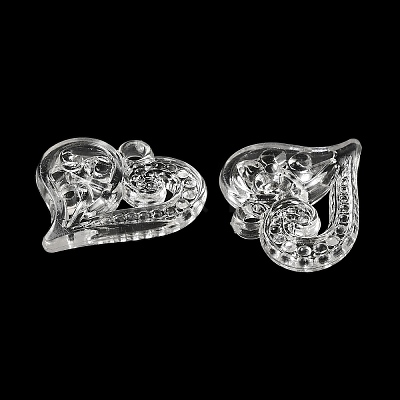 Valentine's Day Transparent Acrylic Pendants TACR-G048-02A-1