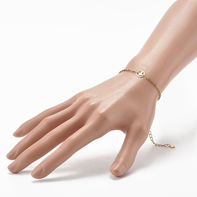 304 Stainless Steel Link Chains Bracelet BJEW-JB06522-1